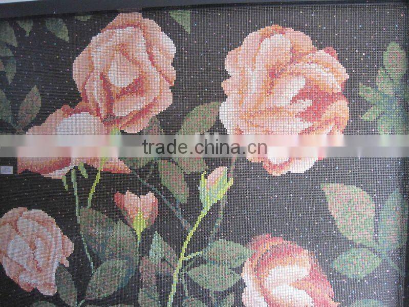 DIY craft light brown mini ceramic tile handicraft material