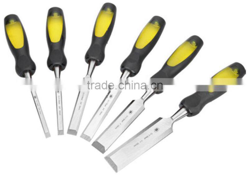 wood working chisel with crystal handle