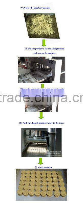 Glutinous rice powder cake green tea powder molded machine