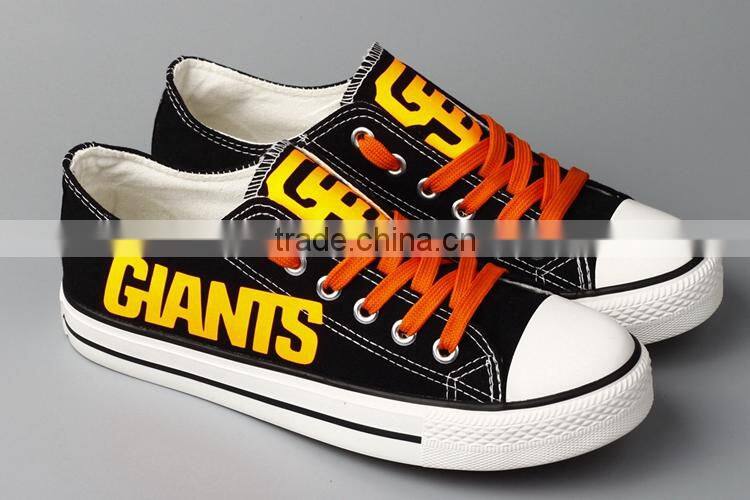 2015 hot sales high quality printed canvas shoes