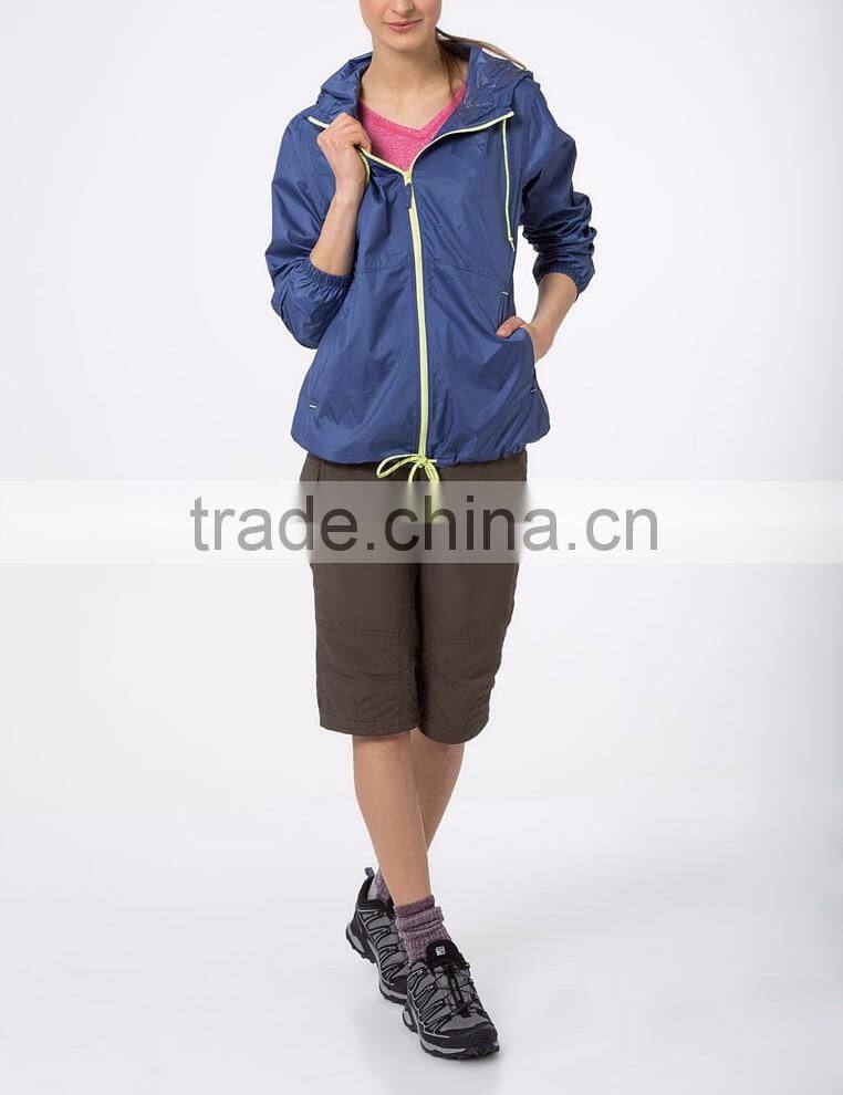 Ramax Custom Women Plain Lightweight Outdoor Windbreaker Track Jackets
