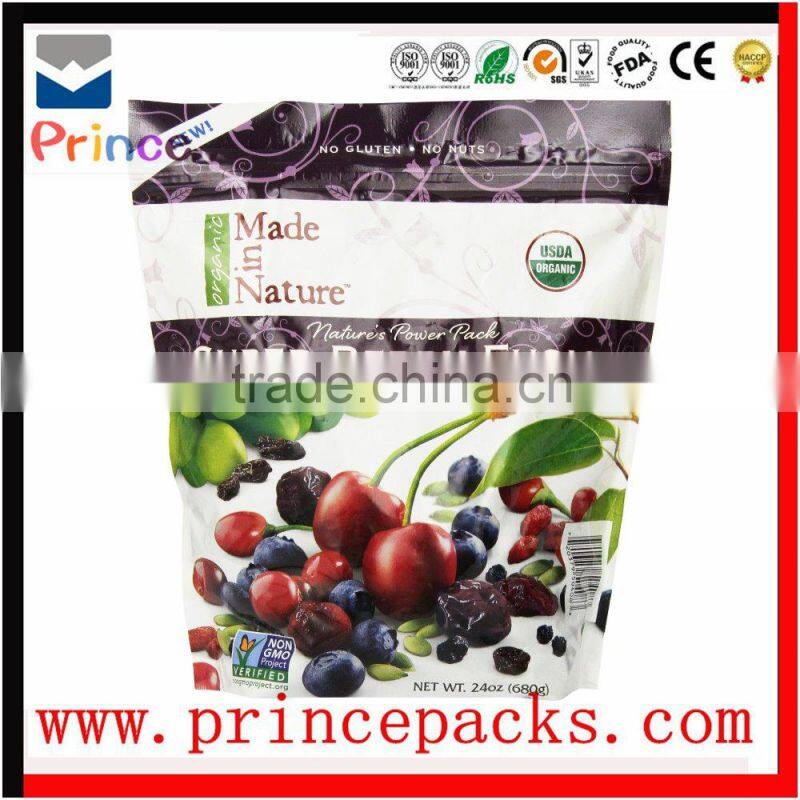 Poly Polyethylene transparent grip zipper bag reclosable press seal zipper bag