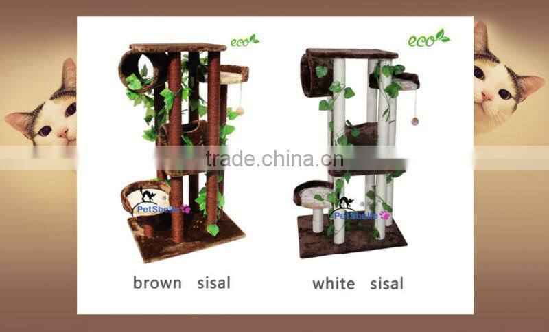 Luxury Colored Sisal Rope Cat Trees for Kissa