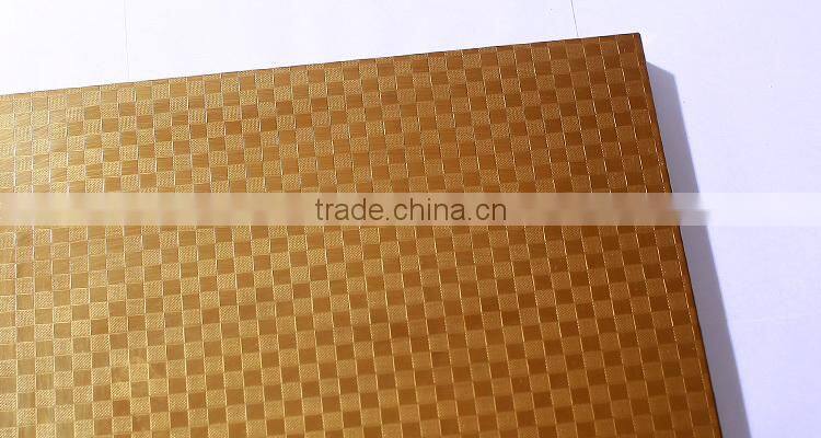 Stainless steel 201 decorate gold mirror stainless steel sheet