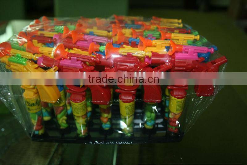 2015 New Product Whistle Gun Toy Candy