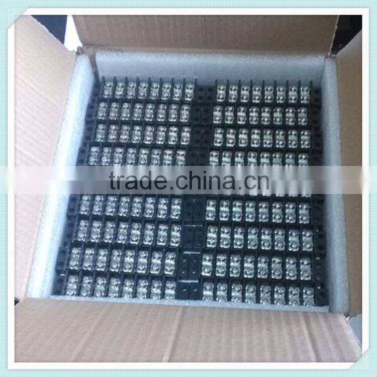 Barrier Wider Pin Terminal Block with Transparent Cover KDTE75 600V 40A 13mm Pitch