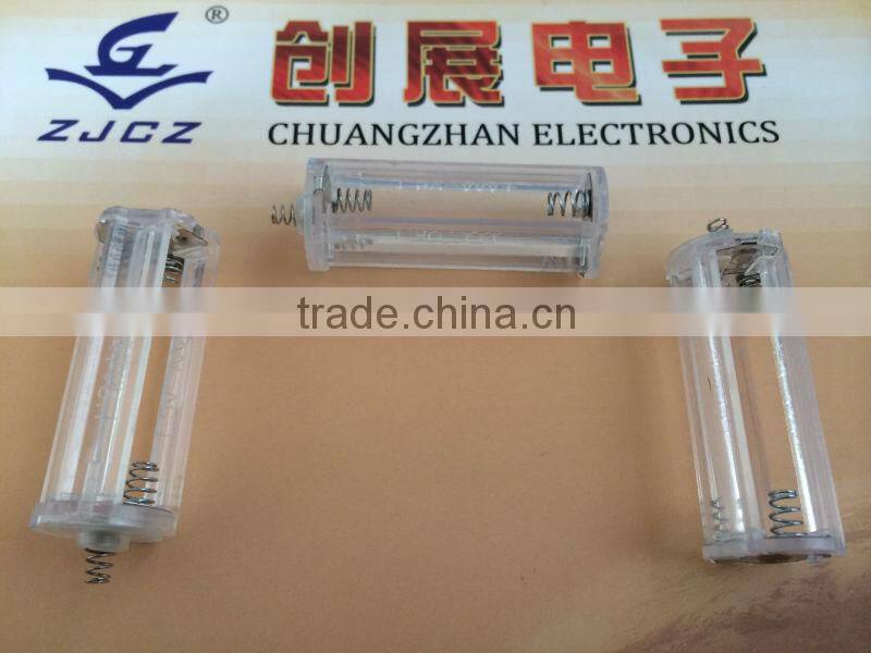 warm air blower switch/transparent color round battery holder for 3 AAA battery