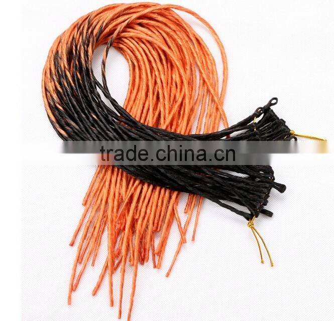 F6676 24" two tone soft dread lock synthetic braiding hair,soft dread braids