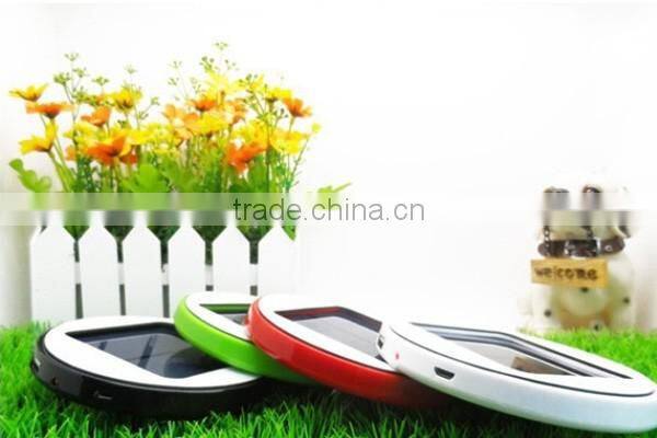 2016 NEW round solar charger wholesale power bank 6000mAh