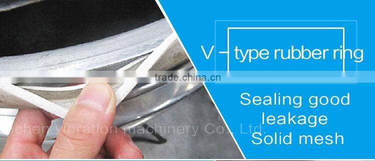 Ultrasonic vibrating screen for sieving super fine powders