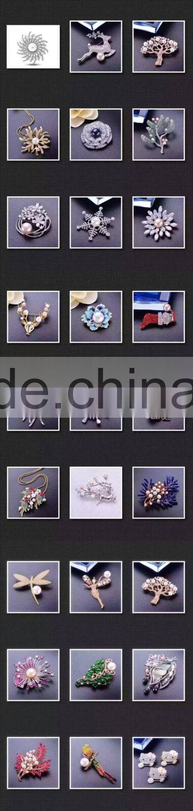 best service leaf brooch korean