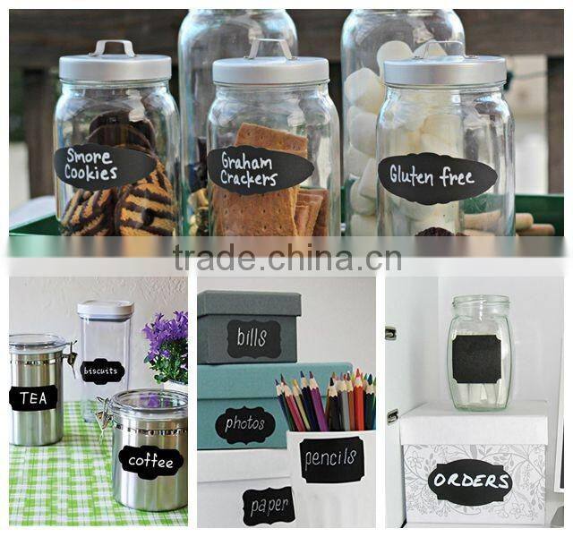 Juice Bottle Vinyl Chalkboard Label-custom size & package-kitchen/ restaurant label-Kids popular-Good for painting and writing.