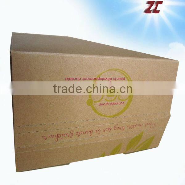 Factory Direct Sale Small Brown Kraft Paper Box with PVC window