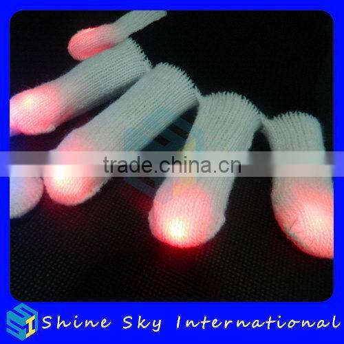 Customized Useful Acrylic Fiber Led Gloves