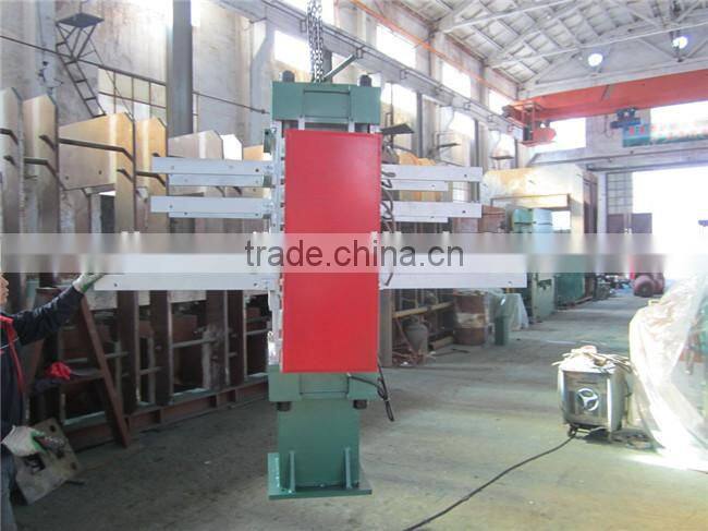 Rubber tile press with moulds/rubber floor tiles making machine with molds