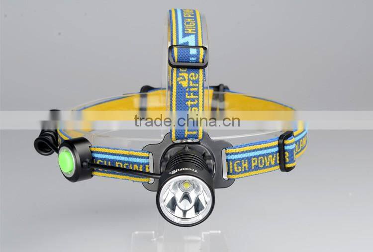 Fishing equipment waterproof 18650 battery operated head lamp