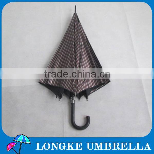 auto open stripe straight umbrella