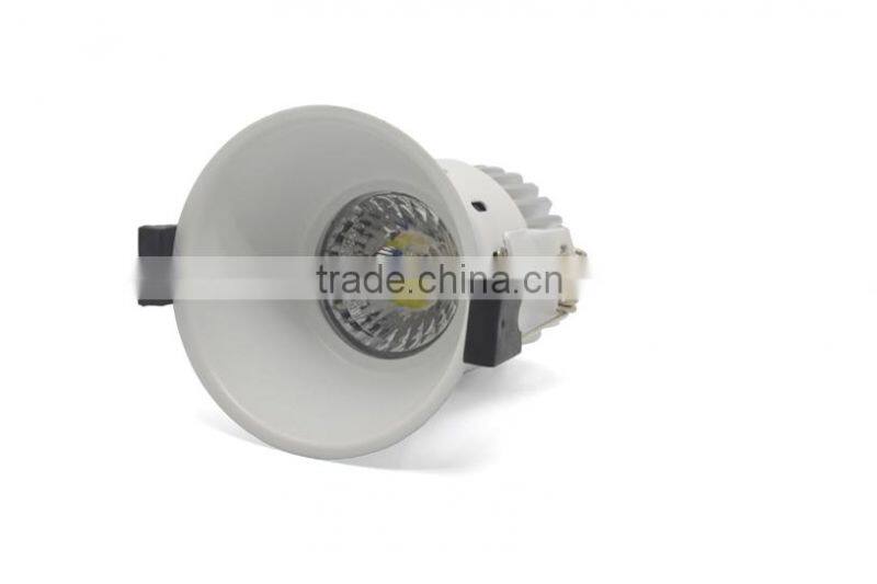 Pure Aluminum Body Matt White Surface COB Led Downlight TEC002ND6WC