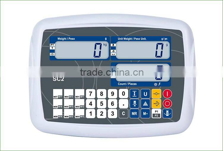 Tortuga SL-300 Stainless Steel Industrial Floor Scale with SC2 Indicator