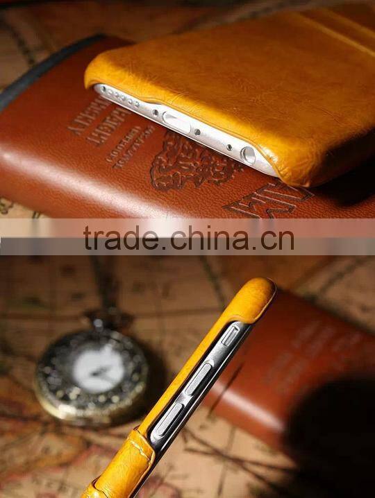 Luxury PU Leather Hard Case for iphone 6s Mobile Phone Cases with Credit Card Slots Holder Protective Back Cover