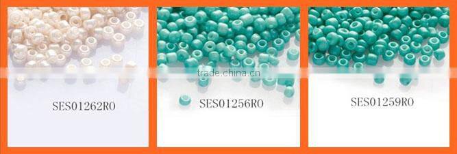 Seed Bead glass silver line 15colors to option 15/0 irregular round