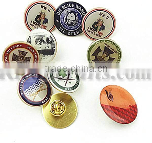 2015 Ricon Metal crafts Metal printing silver oval bracelet button