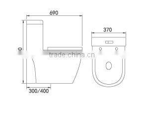 modern design toilet TC--38669