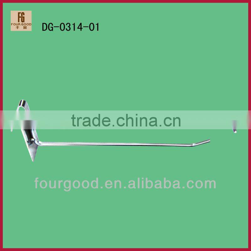 garments shop metal disply hook fix on wall panel