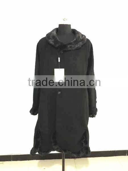 High quality wholesale price women winter cashmere long coat