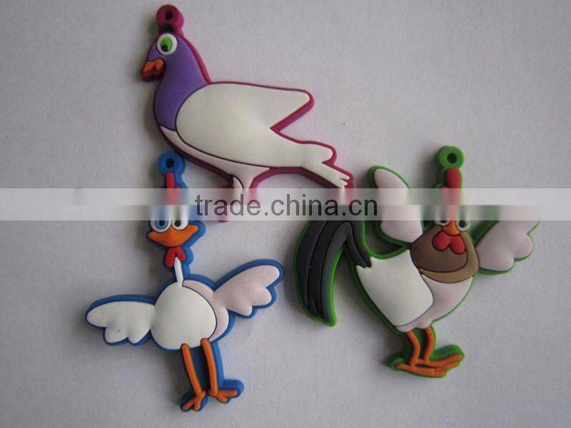 Funny animal pendants pvc cartoon phone hang drop strap pendant