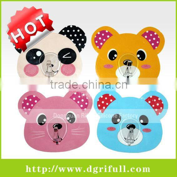 reusable removable silicon adhesive hook