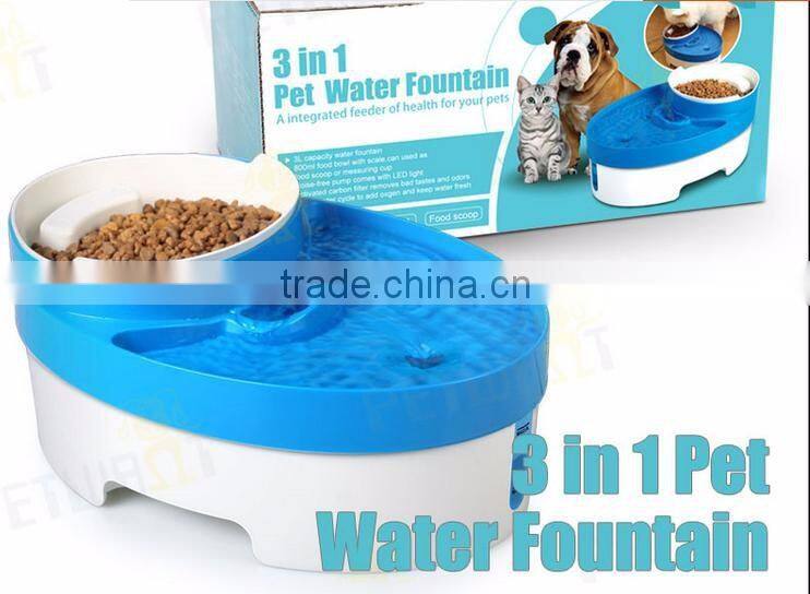 Double bowl Dog Feeding & Watering Supplies Automatic dog bowls disposable