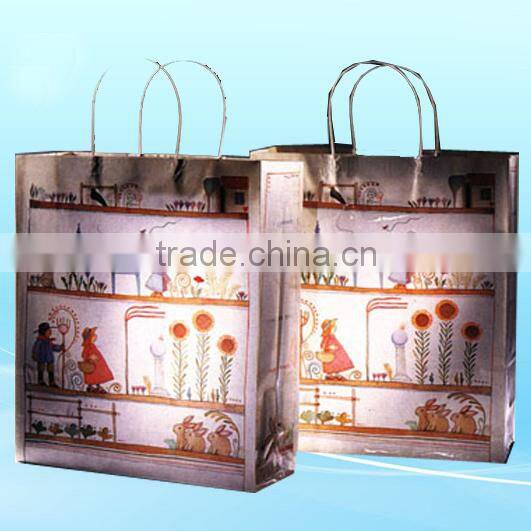 Brown paper bag with chinese characteristic