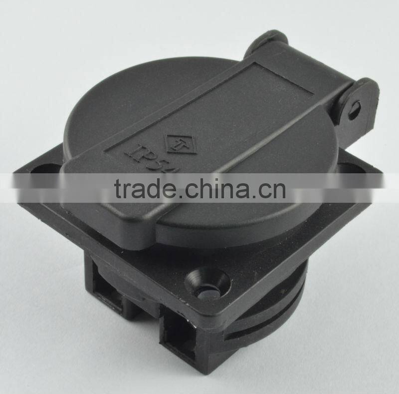 European French waterproof power socket with child protection,outdoor waterproof socket
