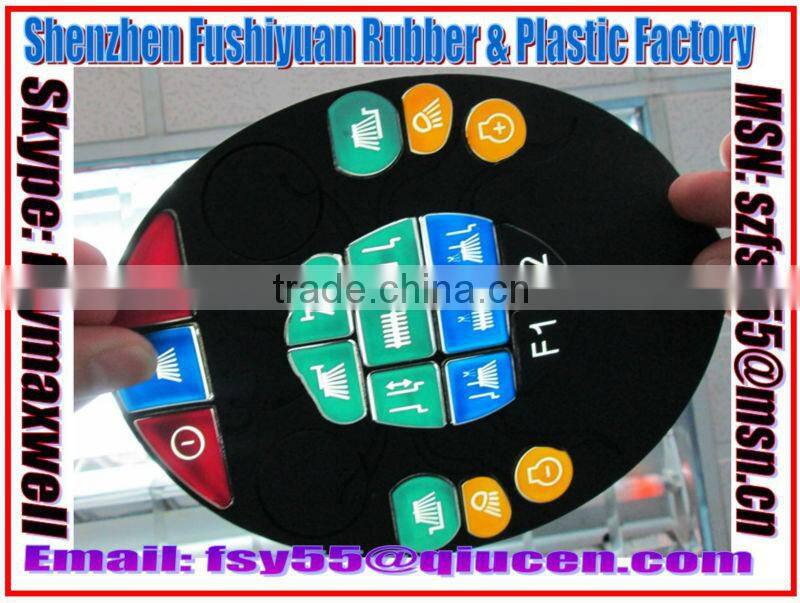 conductive silicone button / silicone switch button / silicone push button