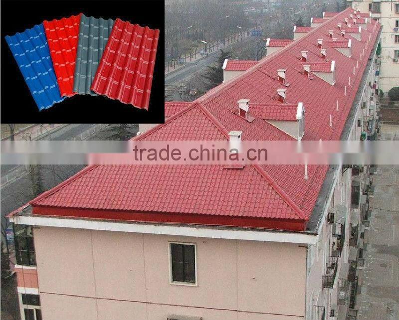 Ultra weathering ASA coated plastic synthetic resin roof tile