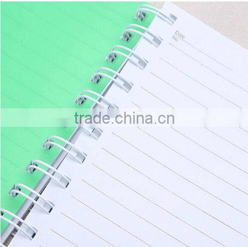 Sprial Binding Paper Notebook With Die Cut/Pvc Hollow Cover Notebook