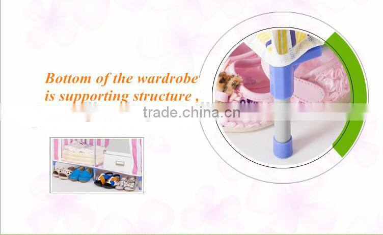 2014 China Supplier Children Cloth Storage Wardrobe Cabinet