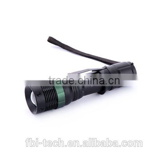 Rechargeable Mini design led Flashlight torch with metal clip