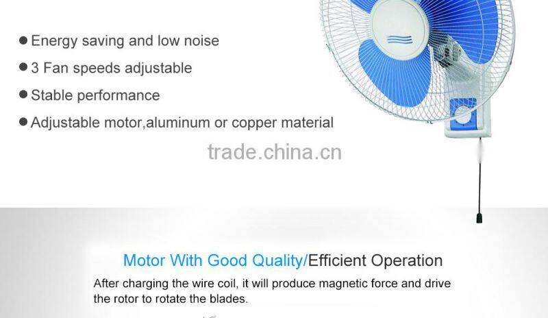 New Product China Supplier Produced Wall Fan