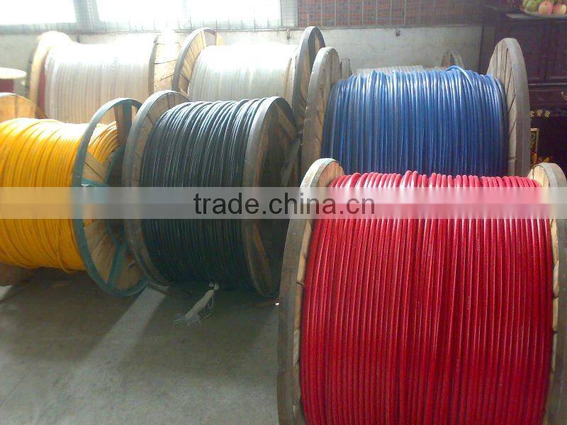 pvc coated electrical cable wire