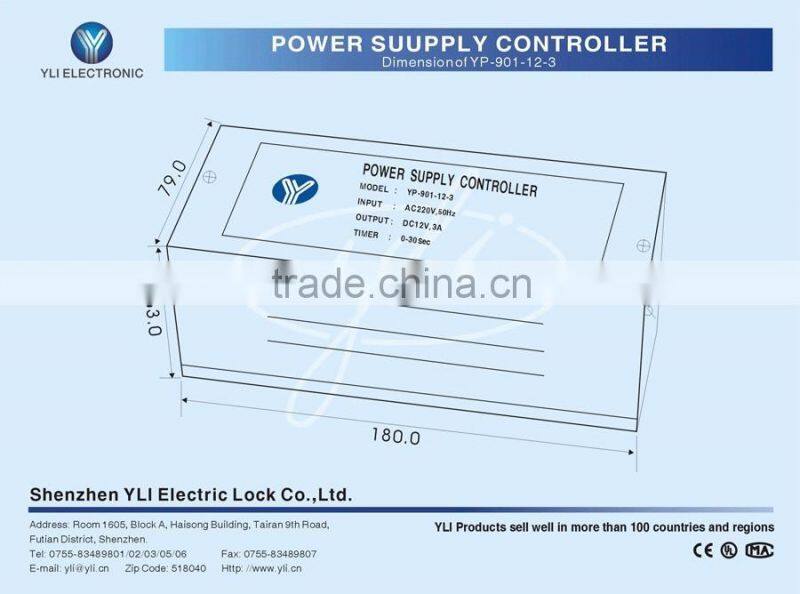 Power Supply Controller DC12V Output voltage