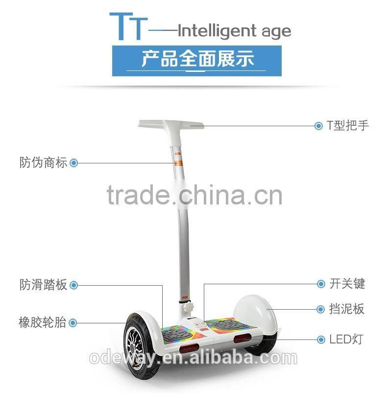 ODEWAY 10 inch TT mini electric self balance scooter with Handle Bar