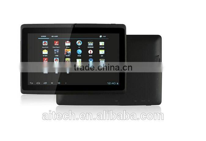 dual core android 7 inch tablet pc Q88 pro ATM 7021 Cortex-A9 processor speed 1.2GHz android 4.2.2 dual camera WIFI Cheapest