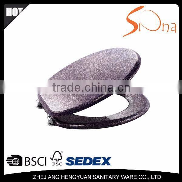 High quality hot selling MDF uni color the toilet seat