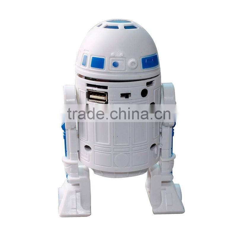 New Robot shape stereo promotional gift bluetooth speaker shenzhen