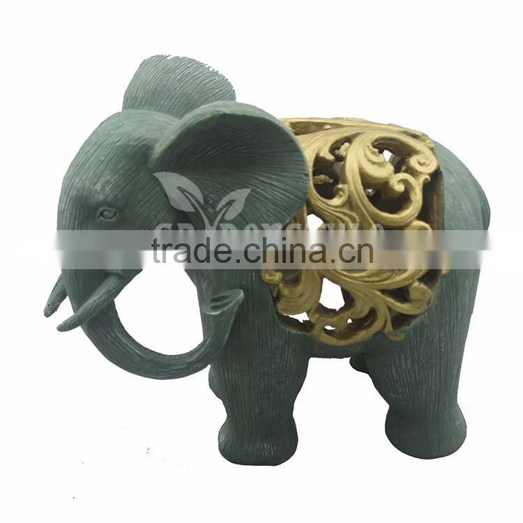 rohs led lights elephant Figurine light , new brand name led light, Resin material led light product