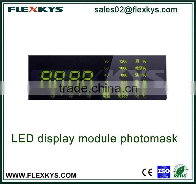 Coloured mask PC film for LED display module washing machine use