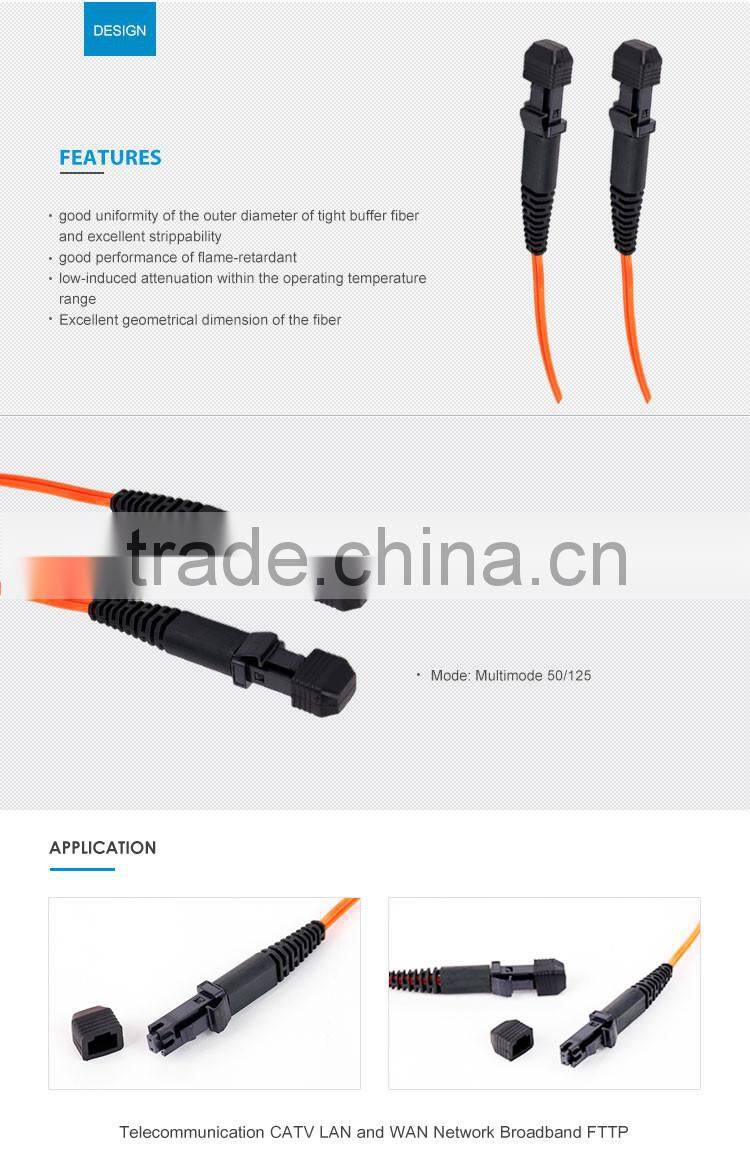 MU Single/Multi Mode Fiber Optic Connector