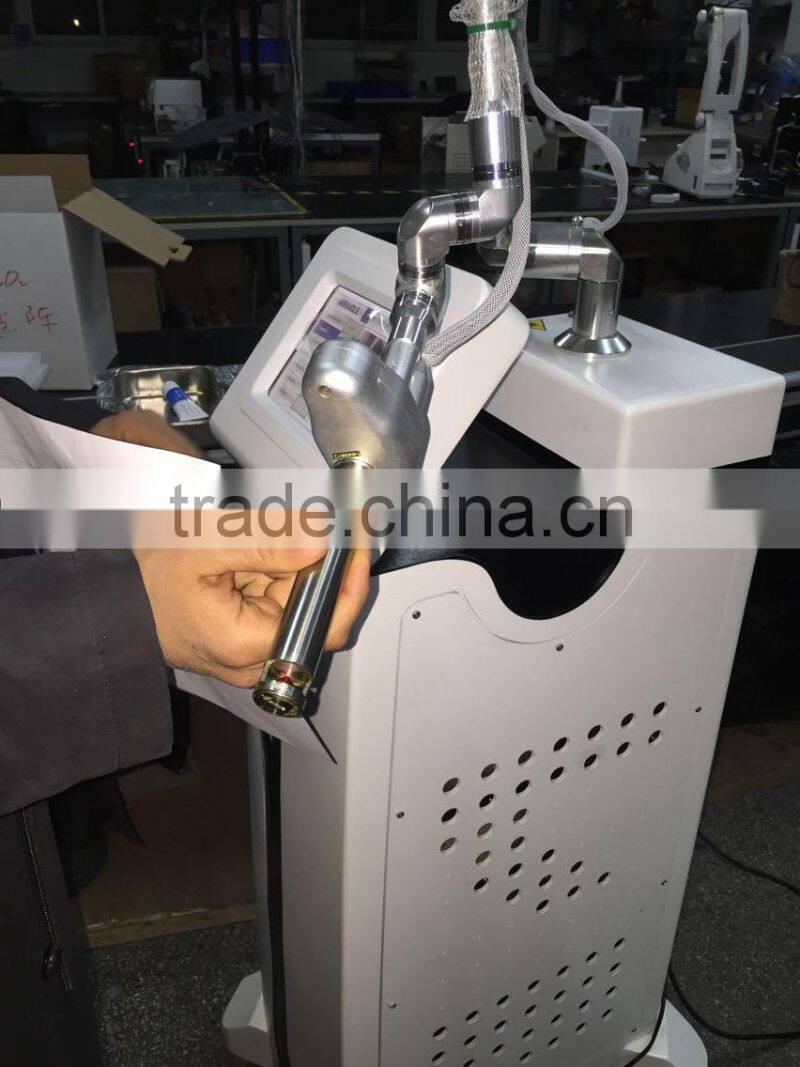 rf metal tube fractional co2 laser machine with vaginal tightening
